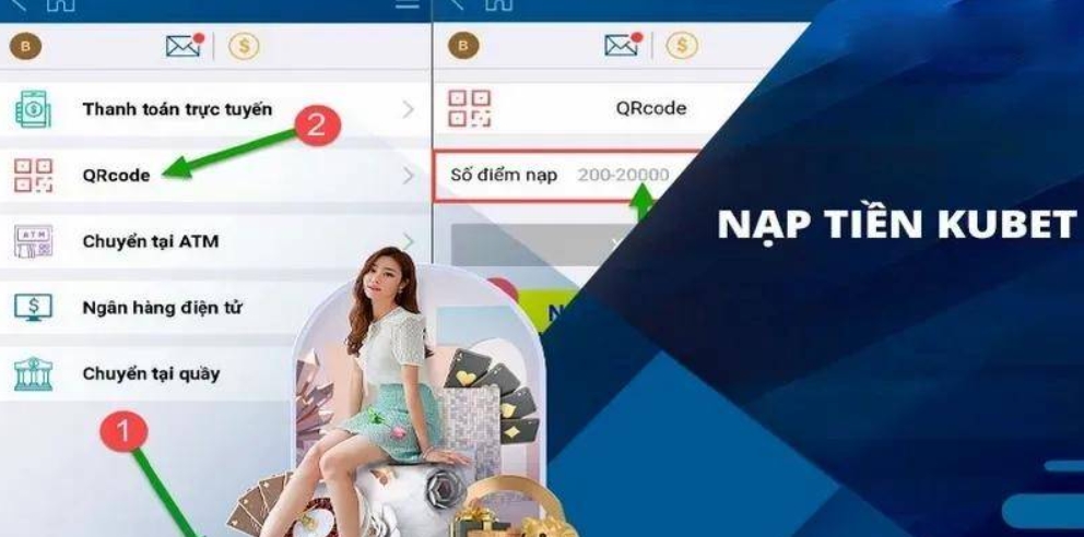 Nạp tiền thông qua mã QR code